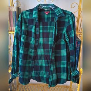 Plaid Flannel Button Down